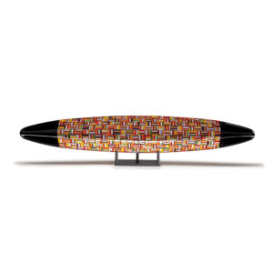 Gondola Hermes 115x19cm boat-shaped Murano Glass Centerpiece