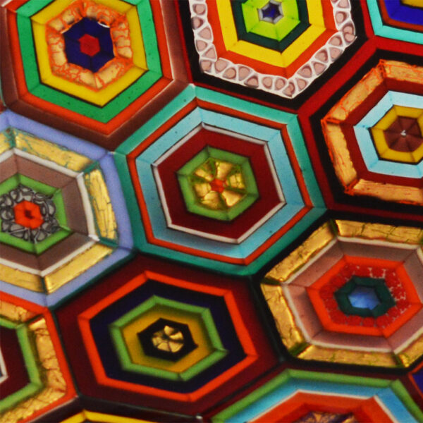 hexagon multicolor