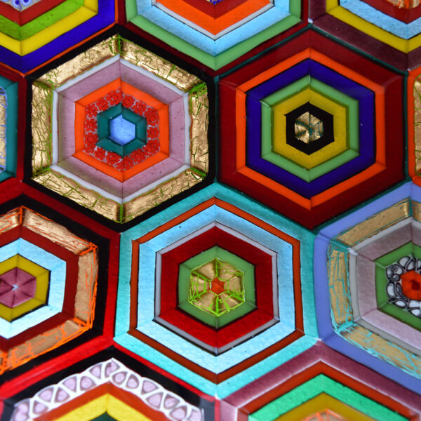 hexagon multicolor